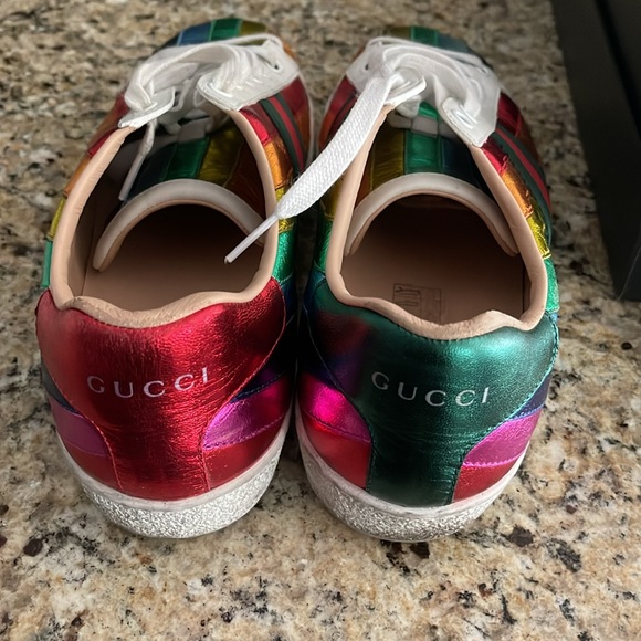 Gucci metallic stripe sneaker - Picture 4 of 12